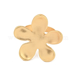 Регулируемые кольца из матового золотого сплава для женщин&nbsp;LS-RJEW-K260-07B