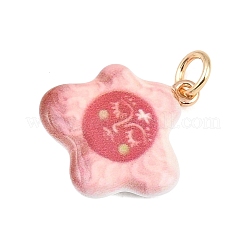 Латунь эмаль подвески&nbsp;LS-ENAM-I087-03F