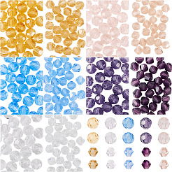 300шт 10 стиля прозрачные стеклянные бусины&nbsp;EGLA-TA0013-20