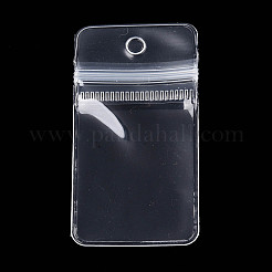 Прямоугольные прозрачные подарочные пакеты из ЭВА с застежкой-молнией&nbsp;OPP-T003-02C-01