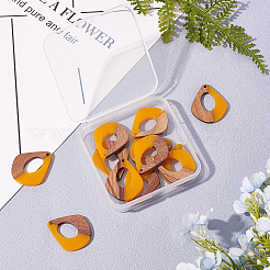 Подвески из смолы и дерева&nbsp;RESI-SC0001-17H