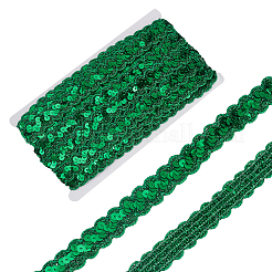 Блестящая кружевная лента с пайетками из ПВХ&nbsp;OCOR-WH0078-388B