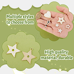 48шт 6 стиля подвески из сплава с эмалью&nbsp;ENAM-GA0001-10