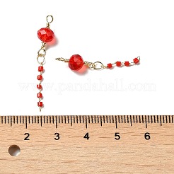 Стеклянные подвески&nbsp;KK-P242-05G