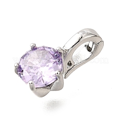 Латунные микро проложить кубического циркония подвески&nbsp;KK-D356-05F-P