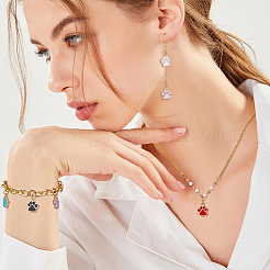 120шт 8 цвета сплава эмаль подвески&nbsp;FIND-FH0017-01