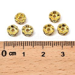 Латунные бусины разделители для поставки стразов&nbsp;LS-RB-A014-L6mm-28G