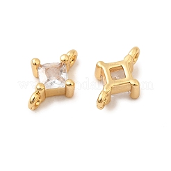 Латунные подвески из прозрачного кубического циркония&nbsp;KK-P340-07A-G