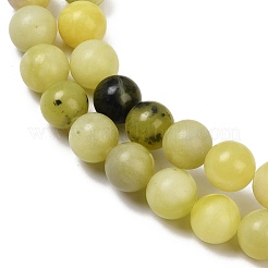 Натуральные нефритовые бусины&nbsp;LS-G-F591-27-6mm