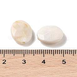 Двухцветные непрозрачные акриловые бусины&nbsp;MACR-M044-03B