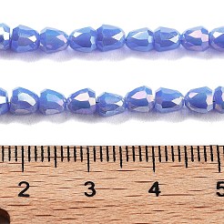 Стеклянные бусины с гальваническим покрытием &nbsp;EGLA-D030-P4mm-B05