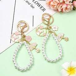 Подвеска из сплава эмали и пластика&nbsp;HJEW-YW00035-01