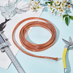 Плоский провод в медной оплетке длиной 4 м KK-WH0054-80C