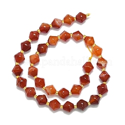 Натуральные бусины из агата с полосками&nbsp;G-I376-C05-01