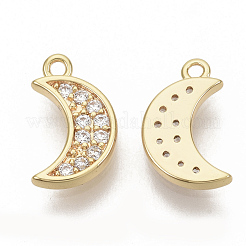 Латунные микро проложить кубического циркония подвески&nbsp;KK-T050-30G-NF