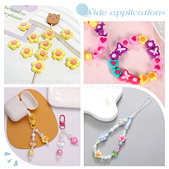 150шт двухцветные непрозрачные акриловые бусины&nbsp;SACR-ME0001-07