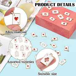 30шт 3 стиля подвески из сплава с эмалью&nbsp;ENAM-YW0004-97A
