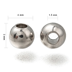 Разделительные бусины из нержавеющей стали 316&nbsp;STAS-G176-46P-D