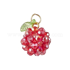 10 шт. 10-х цветные подвески из гальванического стекла&nbsp;PALLOY-MZ00861