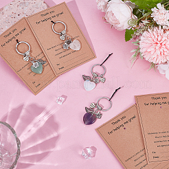 Брелки из сплава смолы&nbsp;KEYC-WH0038-46