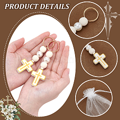 30шт. подвеска из деревянных бусин для ключей&nbsp;KEYC-WA0001-02