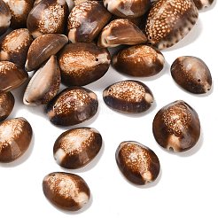 Овальные бусины с натуральной оболочкой&nbsp;X-BSHE-O007-44