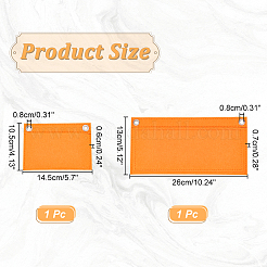2 шт. 2-х стилистический вставной органайзер для кошелька из фетра&nbsp;FIND-WR0007-38