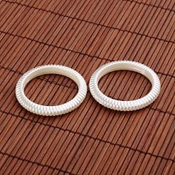 Кольцо акрил имитация жемчуг шарик кадр OACR-O002-6657