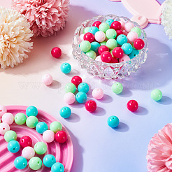 Непрозрачные акриловые бусины&nbsp;OACR-TAC0014-06F