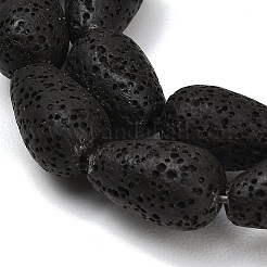 Бусы из натуральной лавы&nbsp;G-G347-03I