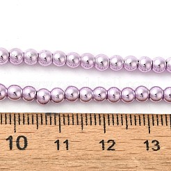 Стеклянные бусины с гальваническим покрытием &nbsp;EGLA-C007-10F