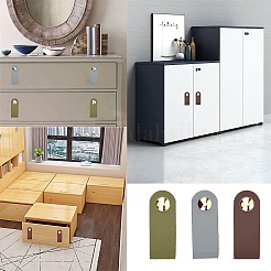 Кожаная ручка&nbsp;LS-DIY-WH0182-19B