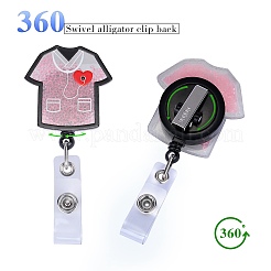 Катушка для значков из акрила и АБС-пластика со стразами и эффектом зыбучих песков&nbsp;AJEW-SZ0002-46E