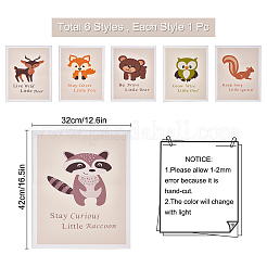 Холст висит картина&nbsp;HJEW-CN0001-03B