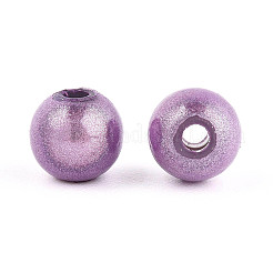 Лакированные бусины из акрила &nbsp;MACR-Q154-6mm-N08