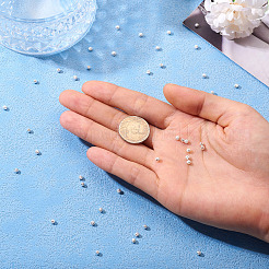 50 шт. 925 рифленые бусины из стерлингового серебра&nbsp;STER-TA0001-31