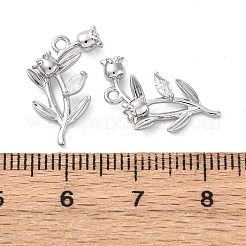 Подвески латунные горный хрусталь&nbsp;KK-E793-15P