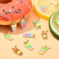 30шт 6 стиля подвески из сплава с эмалью&nbsp;ENAM-CJ0003-16