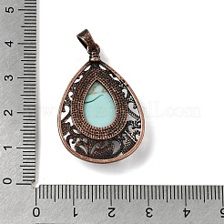 Подвески-капли из смешанных натуральных и синтетических драгоценных камней&nbsp;G-A297-05R