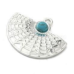 Окрашенные синтетические бирюзовые подвески&nbsp;STAS-G374-05S-07