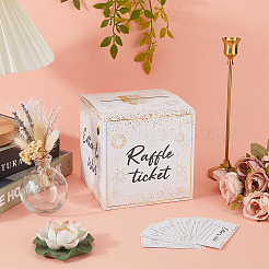 1 комплект коробок для лотерейных билетов из крафт-бумаги&nbsp;CBOX-SP0001-05