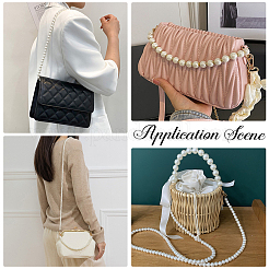 3 шт. 3 стиля пластиковых круглых бусин для сумок с имитацией жемчуга&nbsp;PURS-CN0001-02