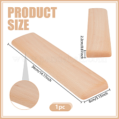 Деревянная подставка под запястье для клавиатуры&nbsp;AJEW-GA0009-52