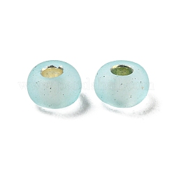 Матовый стеклянный бисер с серебряной подкладкой&nbsp;GLAA-Q096-02H