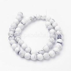 Естественно Howlite шарик нити&nbsp;G-G735-66F-8mm