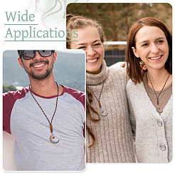 Изготовление ожерелий из вощеного полиэфирного шнура с регулируемой длиной&nbsp;NJEW-TAC0028