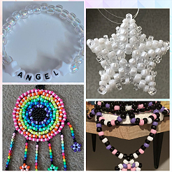 500шт акриловые бусины с УФ-покрытием&nbsp;OACR-SP0001-85B