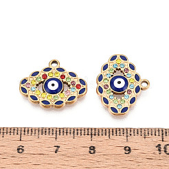 Подвески из нержавеющей стали 304 со стразами&nbsp;STAS-N110-49B-G