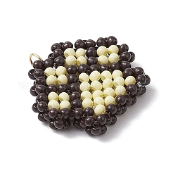 Подвески в виде отпечатков лап из бисера&nbsp;PALLOY-MZ00573-02