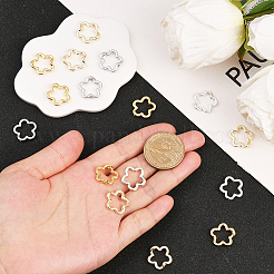 20шт. 4-цветная литая рамка для бусин&nbsp;FIND-SC0017-71